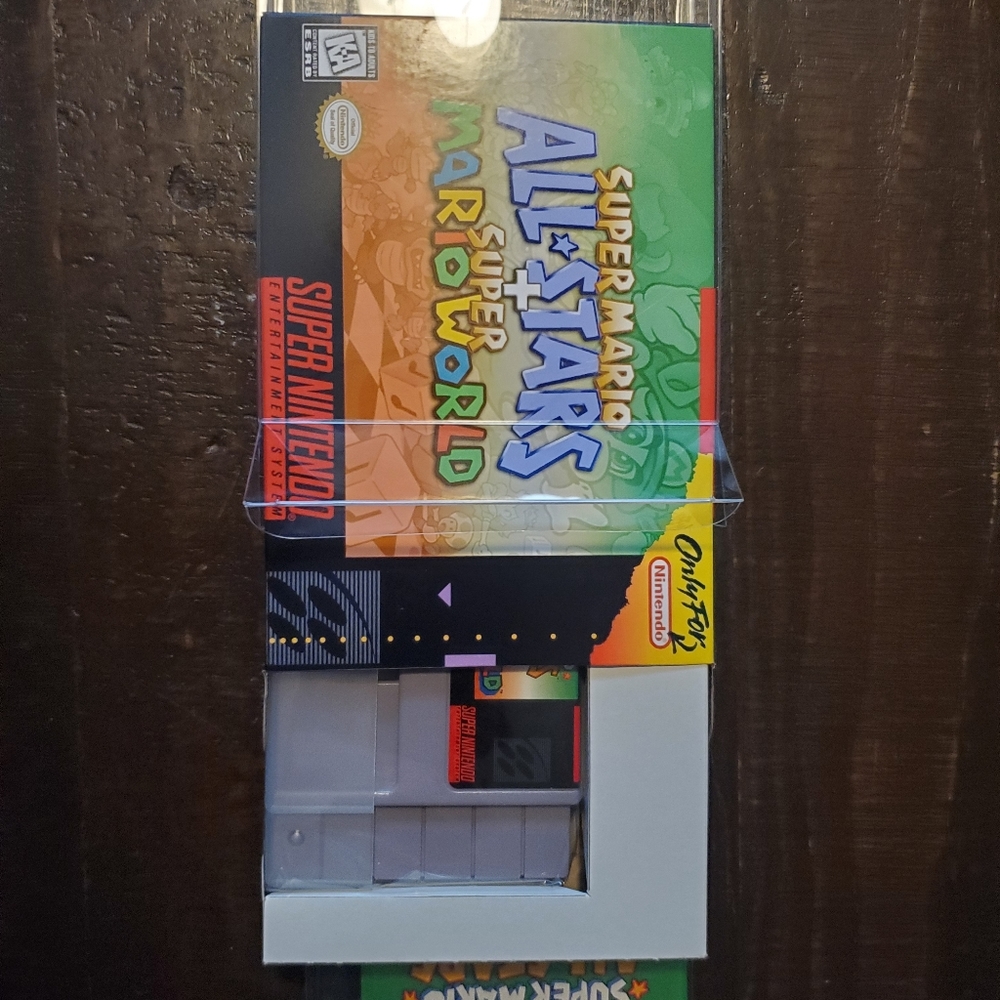 Super Mario All-Stars + Super Mario World Complete In Box Super Nintendo MINT!!!